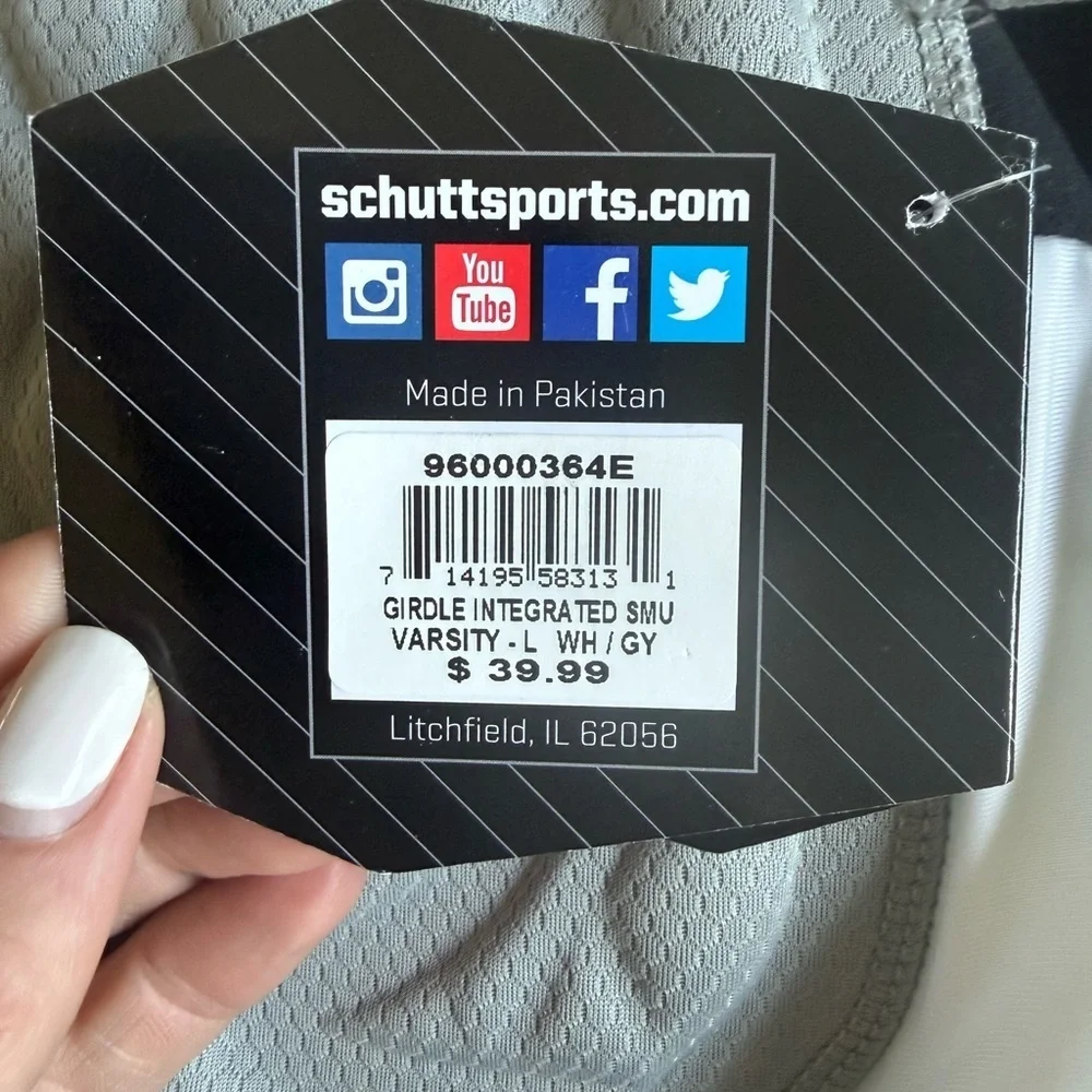 McDavid White Padded Compression Shorts